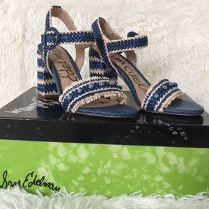 Sam Edelman Raffia sandal.